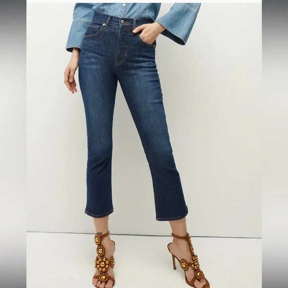 Veronica Beard Carly kick flare high rise jeans - Picture 2 of 11